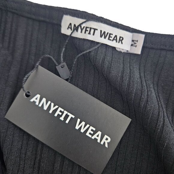 Womens Black Longline Open Front Cardigan Ribbed Texture & Pockets Size M Casual - Picture 10 of 11